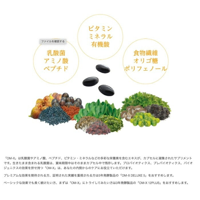 オーエム・エックス 12プラス(植物発酵食品)